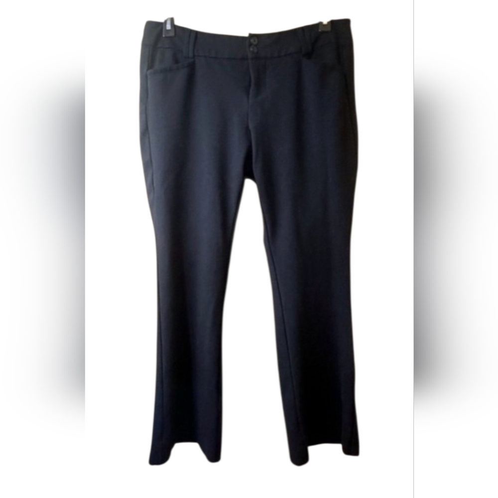 Torrid Black Bootcut Stretch Trousers, Size 12, Hemmed To 26" Inseam